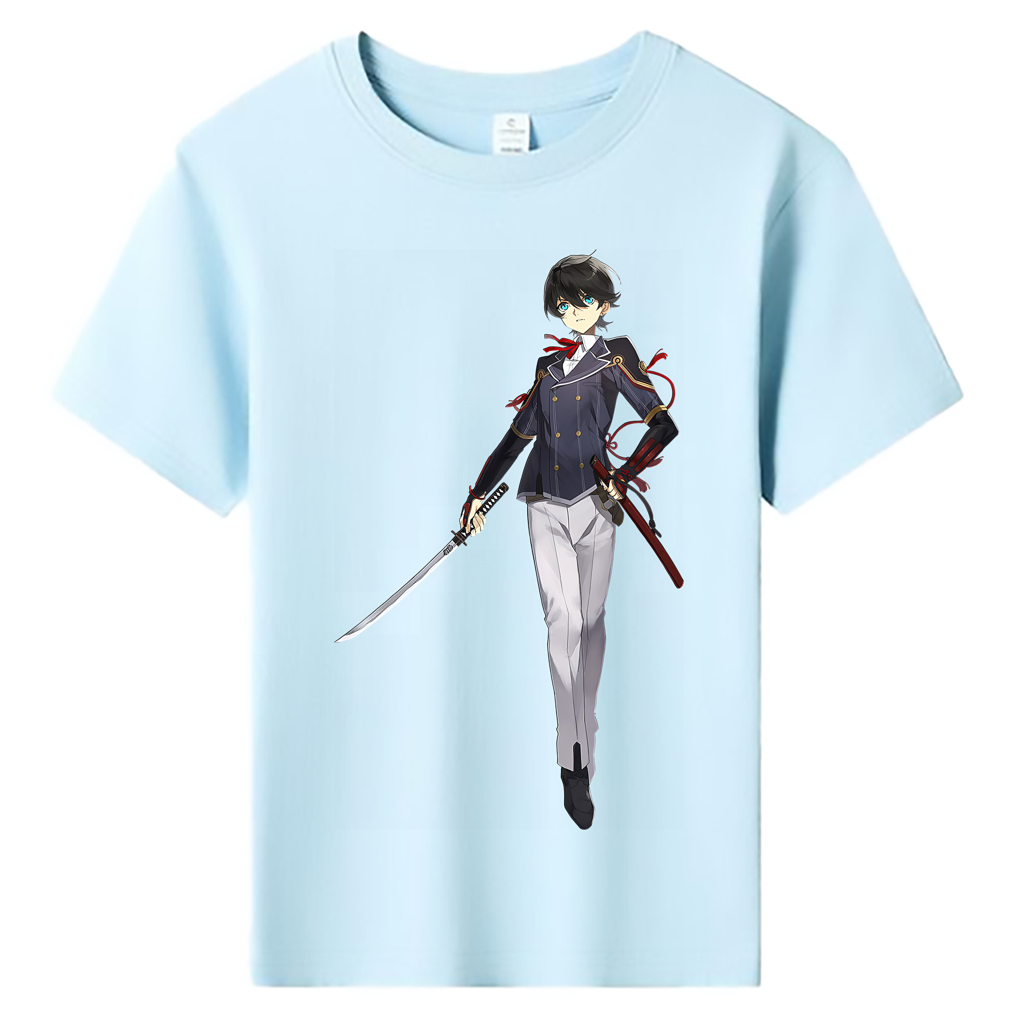 （画像用） 刀剣乱舞 Touken Ranbu 綿100％キッズTシャツ（フロントプリント）